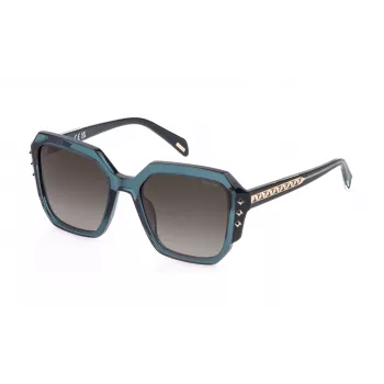 POLICE Women's Geometric Sunglasses SPLR23E5403GE 54-19-140 mm