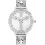 POLICE Women's Quartz Analog Watch PL16031MS04MM 36mm Silver Stainless Steel Mesh