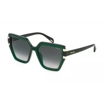 Police Women's SPLP46-5506RS Sunglasses Havana Brown Gradient 55/18/140 mm