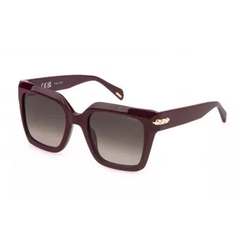 POLICE Women's SPLR26E530AR3 Sunglasses - Black Frame, Grey Gradient Lenses, UV400 Protection, 53mm