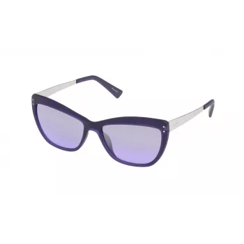 POLICE Women's Sunglasses S197156899X - UV400 Protection, 56mm Lens, Full-Rim Acetate Frame