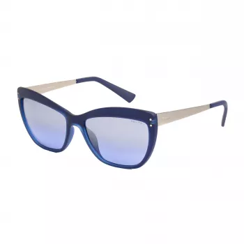 POLICE Women's Sunglasses S1971M56899X Havana Brown Acetate Full Rim Oversized Square 56/17/140 mm UV400