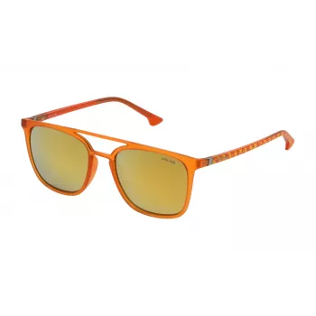 Police Women's Sunglasses SPL366M53JA1X Havana Acetate Frame Brown Lens 53mm