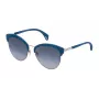 POLICE Women's Sunglasses SPL61956594F - Shiny Black Frame, Grey Lenses, UV400 Protection