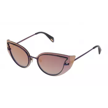 Police Women's Sunglasses SPL939H86X Havana Acetate Brown Gradient 63mm