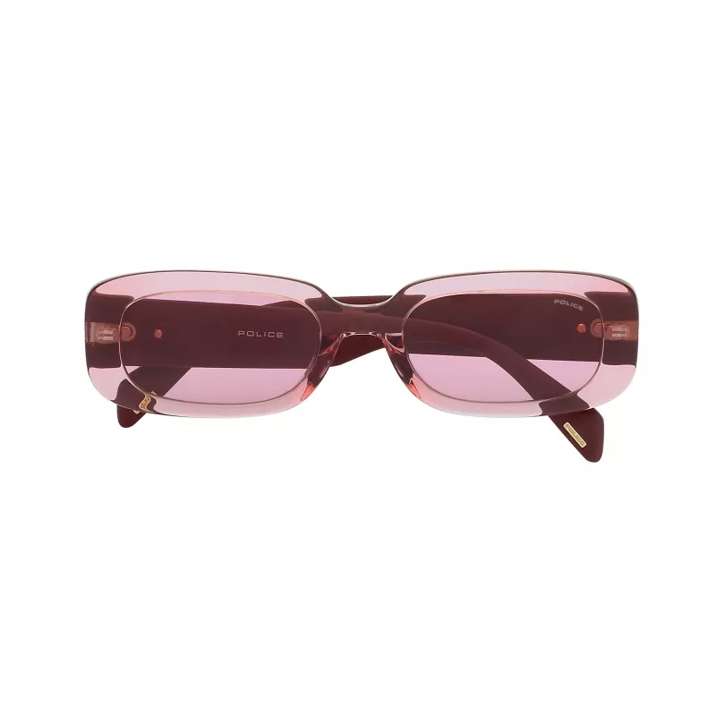 POLICE Women's Sunglasses SPLA17530776 Havana Acetate Brown Lens 53mm