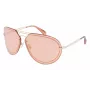 POLICE Women's Sunglasses SPLA9367300A Butterfly Havana Acetate UV400
