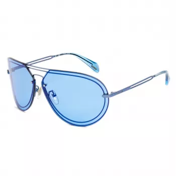 POLICE Women's Sunglasses SPLA9367R70B Havana Brown Acetate Frame Brown Polycarbonate Lens UV400