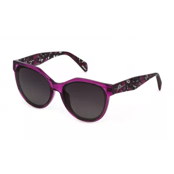 POLICE Women's Sunglasses SPLC22E5809AH Havana Acetate Square 58mm
