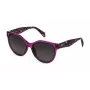 POLICE Women's Sunglasses SPLC22E5809AH Havana Acetate Square 58mm