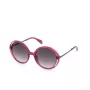 POLICE Women's Sunglasses SPLD36M5407UZ - Square Frame, Shiny Black, Smoke Lenses, UV400 Protection