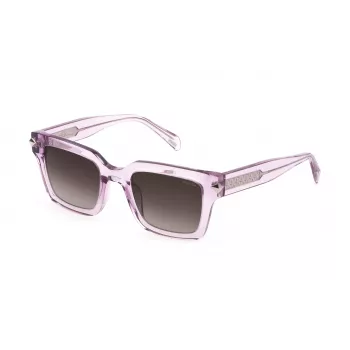 POLICE Women's Sunglasses SPLF32-5006MH Havana Acetate Brown Gradient 50/22/135 mm