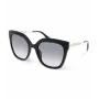 POLICE Women's Sunglasses SPLG19-540700 Black Acetate Square Frame Grey Lens 54mm