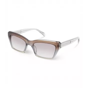 POLICE Women's Sunglasses SPLG22-560918 Rectangular Plastic Frame UV400 Protection 56/19/140 mm