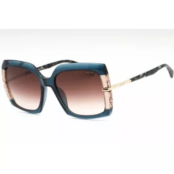 POLICE Women's Sunglasses SPLG23M570AGQ - Shiny Black Frame, Smoke Gradient Lenses, 57mm