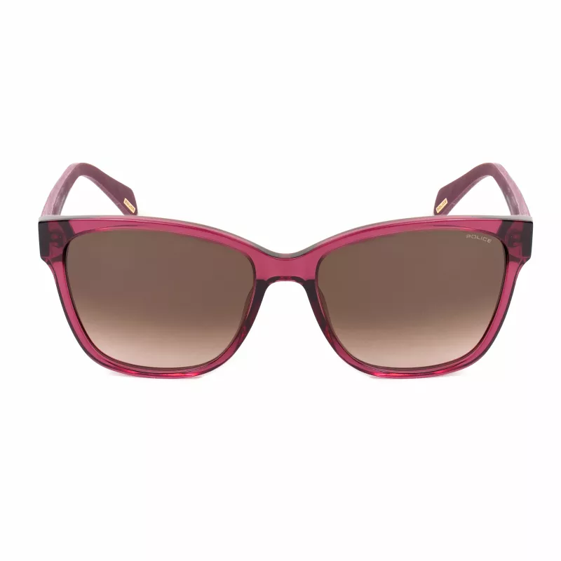 Police Women's Sunglasses SPLG44560G64 - Black Frame, Grey Gradient Lens, 56mm