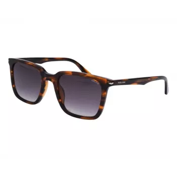 POLICE Women's Sunglasses SPLL80M520836 Havana Acetate Brown Gradient Lens 52mm