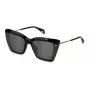 POLICE Women's Sunglasses SPLL95-610700 - Acetate Frame, Polycarbonate Lenses, UV400 Protection, 61mm Lens