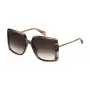 POLICE Women's Sunglasses SPLL96-560836 Cat Eye Acetate Frame Brown Gradient Lens 56/14/140 mm