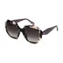 Police Women's Sunglasses SPLM10-540M65 Havana Acetate Frame Brown Lens 54mm