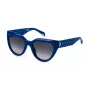 Police Women's Sunglasses SPLN61-540V15 Havana Brown Acetate Cat Eye 54mm