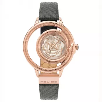 POLICE Women's Watch PEWLA2008301 36mm Stainless Steel Silver Dial Milanese Bracelet