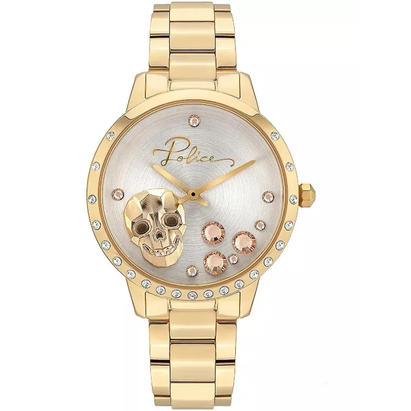 Police Women's Watch PL16071MSG22M 36mm Silver Stainless Steel