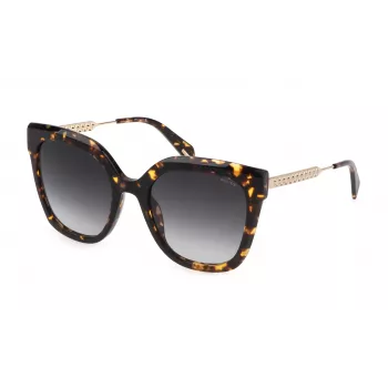POLICE Women Sunglasses SPLG19540909 - Acetate Frame UV400 Protection 54mm Lens