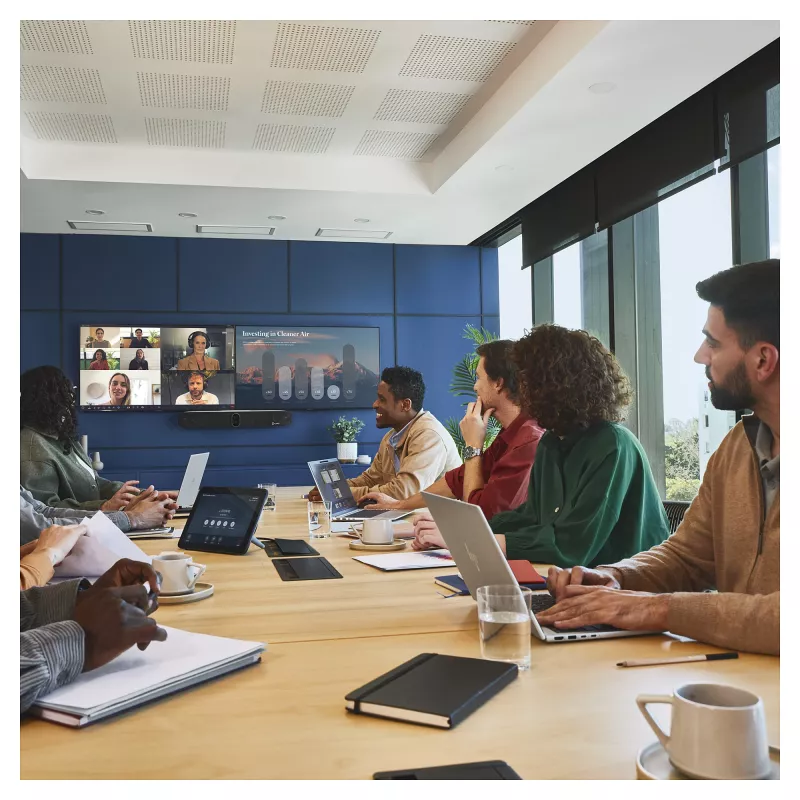 Poly Studio X72 All-in-One 4K UHD Video Conferencing Bar - Without Power Cable