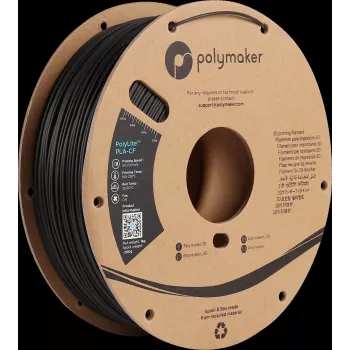 Polymaker PA10001 PLA Filament 1.75 mm 1 kg Black