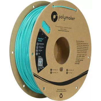 Polymaker PolyFlex TPU90 Flexible TPU Filament 1.75 mm 750 g Blue-Green PD02005