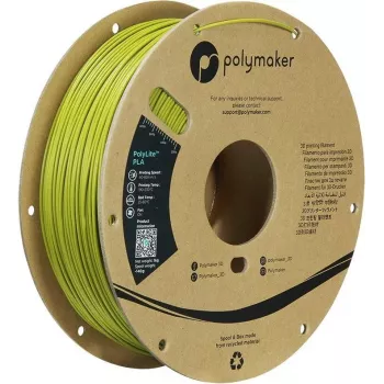 Polymaker PolyLite PLA 3D Printer Filament 1.75mm Olive Green 1kg (PA02058)