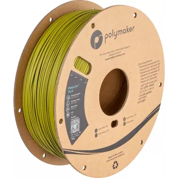 Polymaker PolyLite PLA 3D Printer Filament 1.75mm Olive Green 1kg (PA02058)