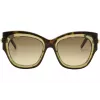 POMELLATO Women's Sunglasses PM0008S-001 - Black Acetate Frame, Grey Lens, 52mm