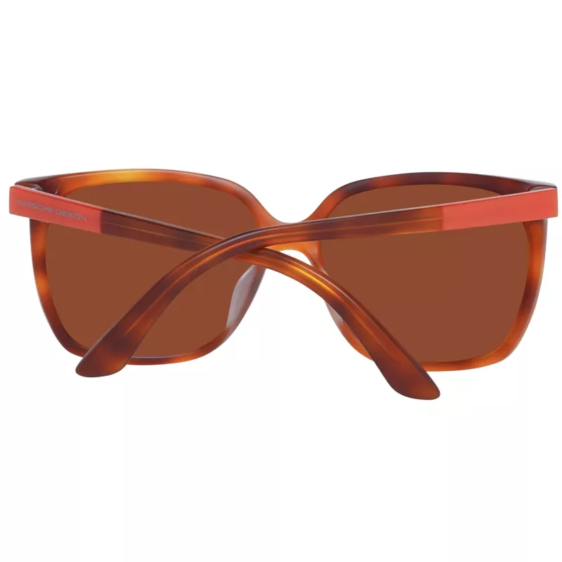 Porsche Design P8589-60E Women's Sunglasses - Gunmetal Grey, Square Frame, UV400 Protection