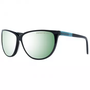 PORSCHE DESIGN Women's Sunglasses P8588-61A - Black Frame, Grey Lens, 61/13/135 mm