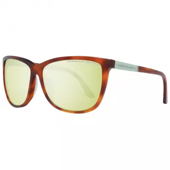 PORSCHE DESIGN Women's Sunglasses P8590-61B Gunmetal Grey Pilot/Aviator 61mm