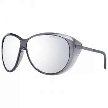 PORSCHE DESIGN Women's Sunglasses P8602-64A Black/Grey 64mm