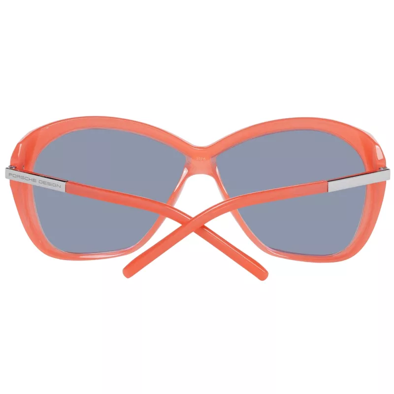 PORSCHE DESIGN Women's Sunglasses P8603-66A Titanium Gold Pilot Aviator Grey Gradient UV400