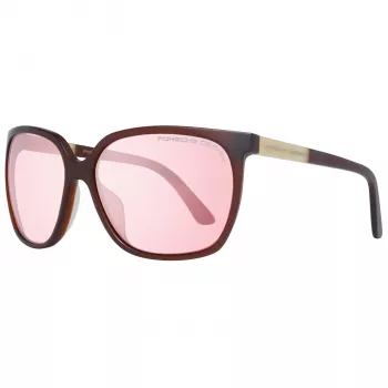 PORSCHE DESIGN Women Sunglasses P8589-60B Black/Grey 60/15/135 mm
