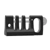 Port Connect Desktop Cable Manager for Mouse and Keyboard – Self-Adhesive Silicone Clip, 3 Slots, Black