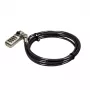 Port Connect Nano Slot Security Combination Cable - 1.8m Braided Steel Kensington Lock