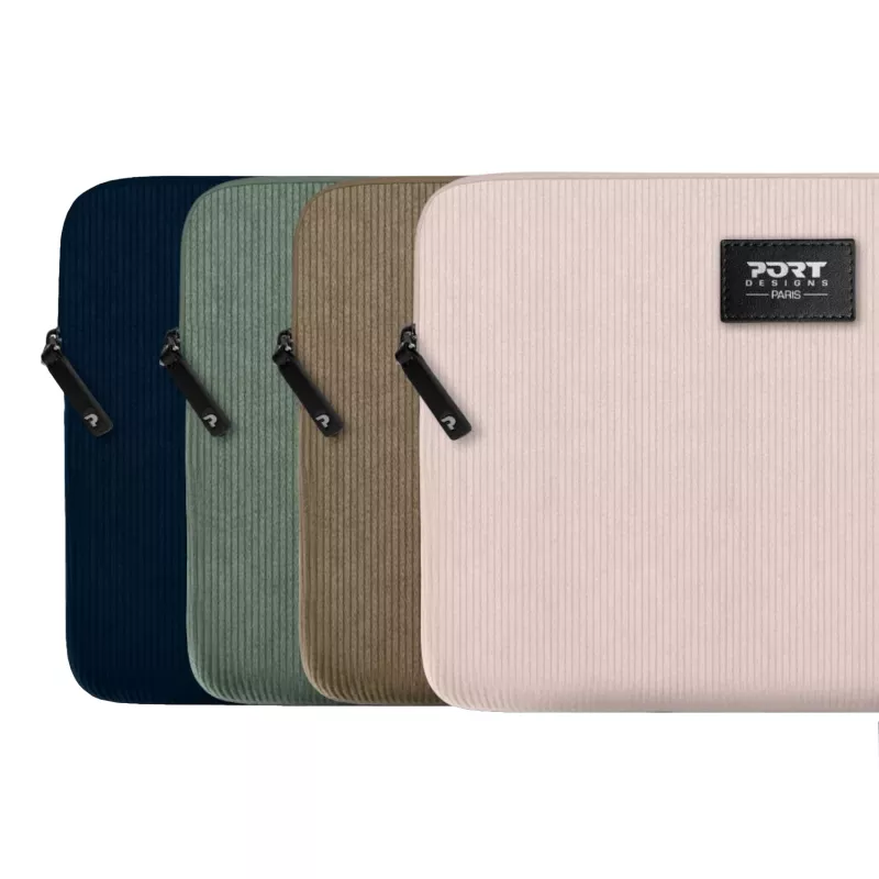 Port Designs Milano II Eco 13/14 Universal Laptop Sleeve - Navy Blue