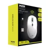 Port Designs Port Connect Silent 1600DPI 3 Button Wireless Mouse - White