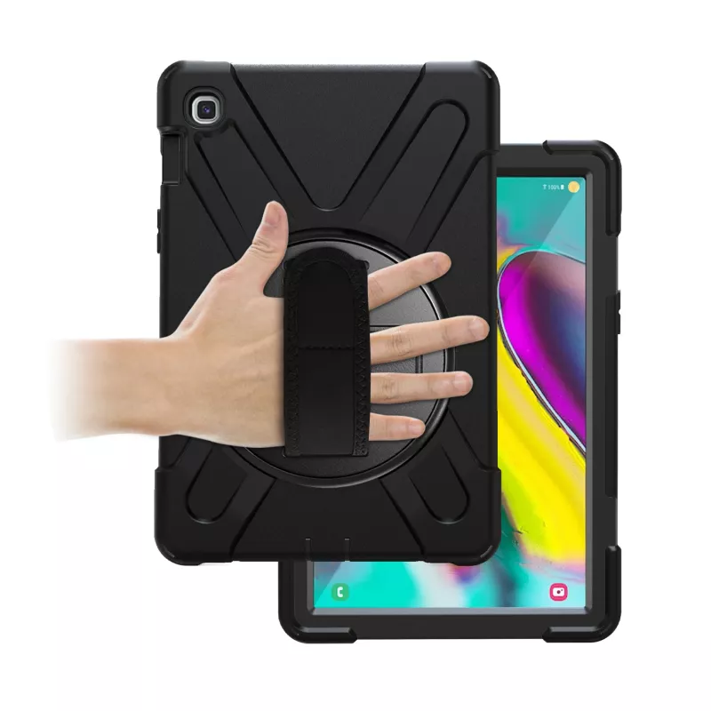 Port Designs Pro Shock 360 Rugged Protective and Rotative Folio for Samsung Galaxy Tab A9+ - Black
