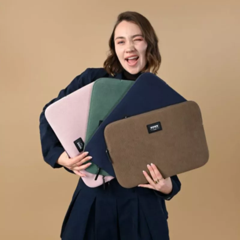 PORT MILANO II ECO Laptop Sleeve 16 inch Navy Blue