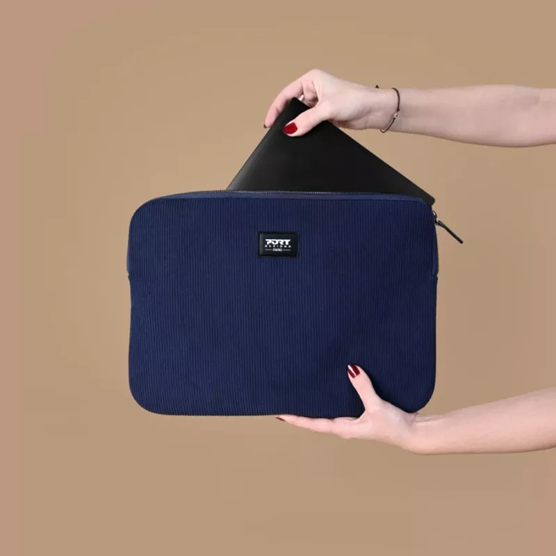 PORT MILANO II ECO Laptop Sleeve 16 inch Navy Blue