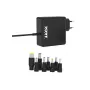PORT Universal Laptop Power Adapter 65W with 8 Tips - Black