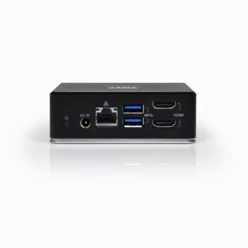 PORT USB-C 11-in-1 Multiport Hub Docking Station - 2x HDMI 4K, 3x USB-A, USB-C PD 100W, RJ45 Gigabit Ethernet, Audio Jack - Black