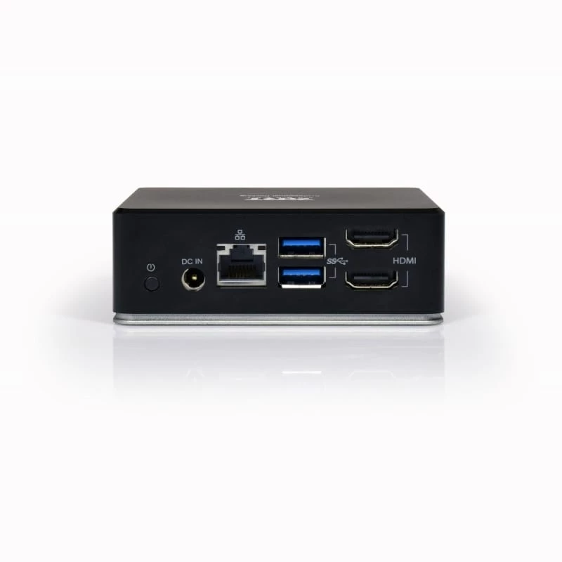 PORT USB-C 11-in-1 Multiport Hub Docking Station - 2x HDMI 4K, 3x USB-A, USB-C PD 100W, RJ45 Gigabit Ethernet, Audio Jack - Black